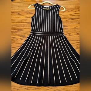 LOFT Striped Knit Fit & Flare Dress Sz. XS